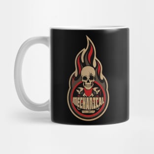 Mechanical Workshop Skull Mug